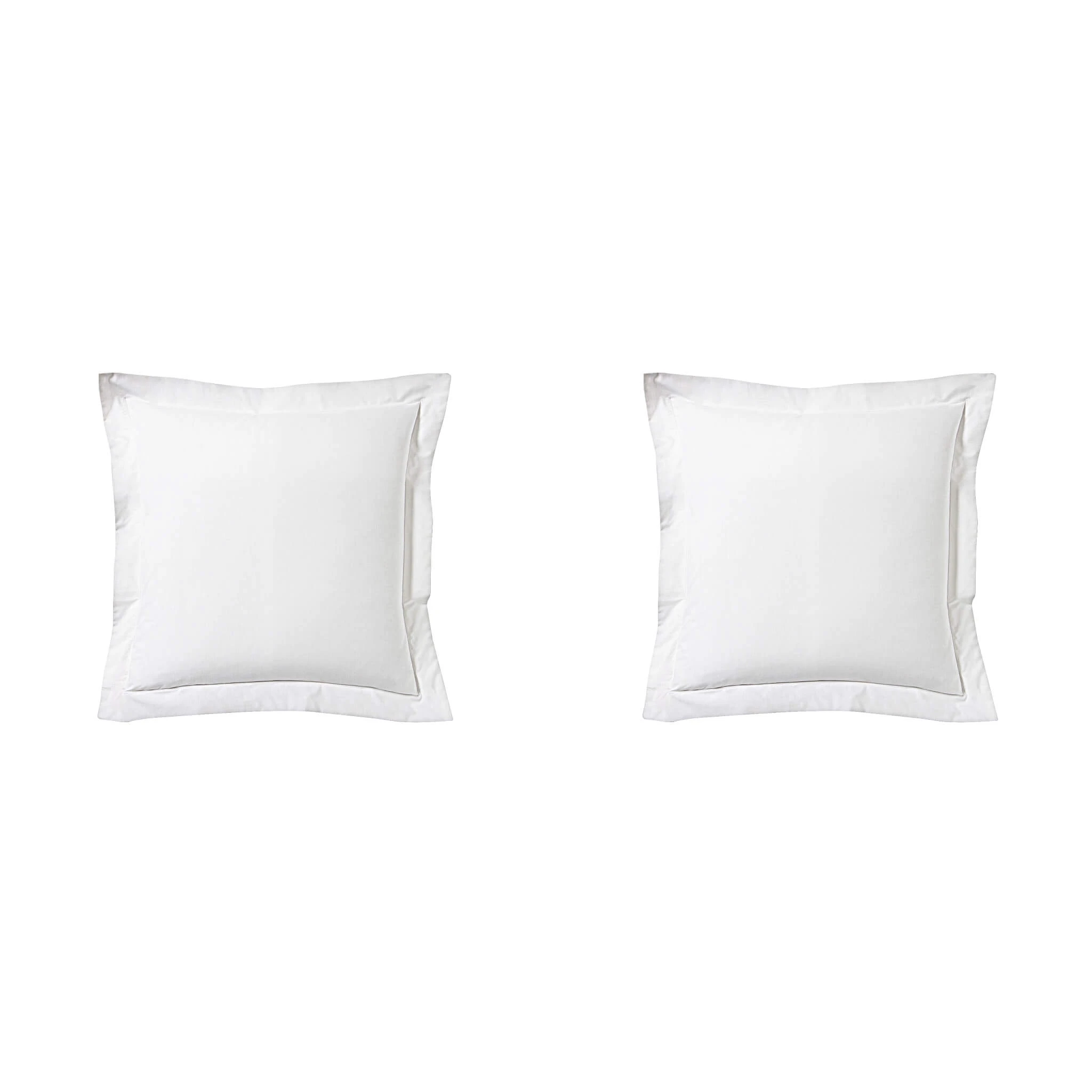 Lot De 2 Taies D'oreiller Blanc 100% Lin 3 Lot De 2 Taies D'oreiller Blanc 100% Lin