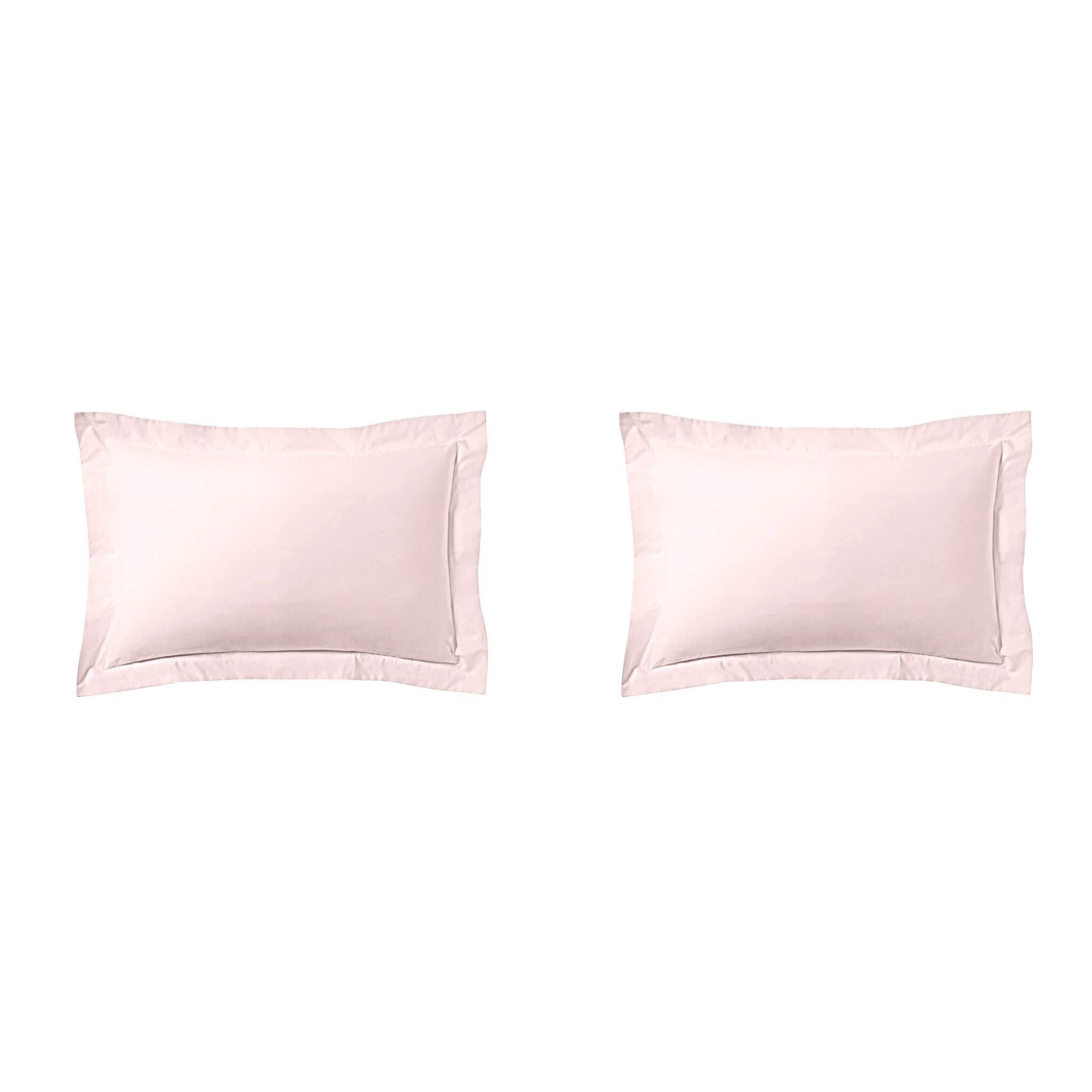 Lot De 2 Taies D'oreiller Rose Aube 100% Lin 5 Lot De 2 Taies D'oreiller Rose Aube 100% Lin – Image 3