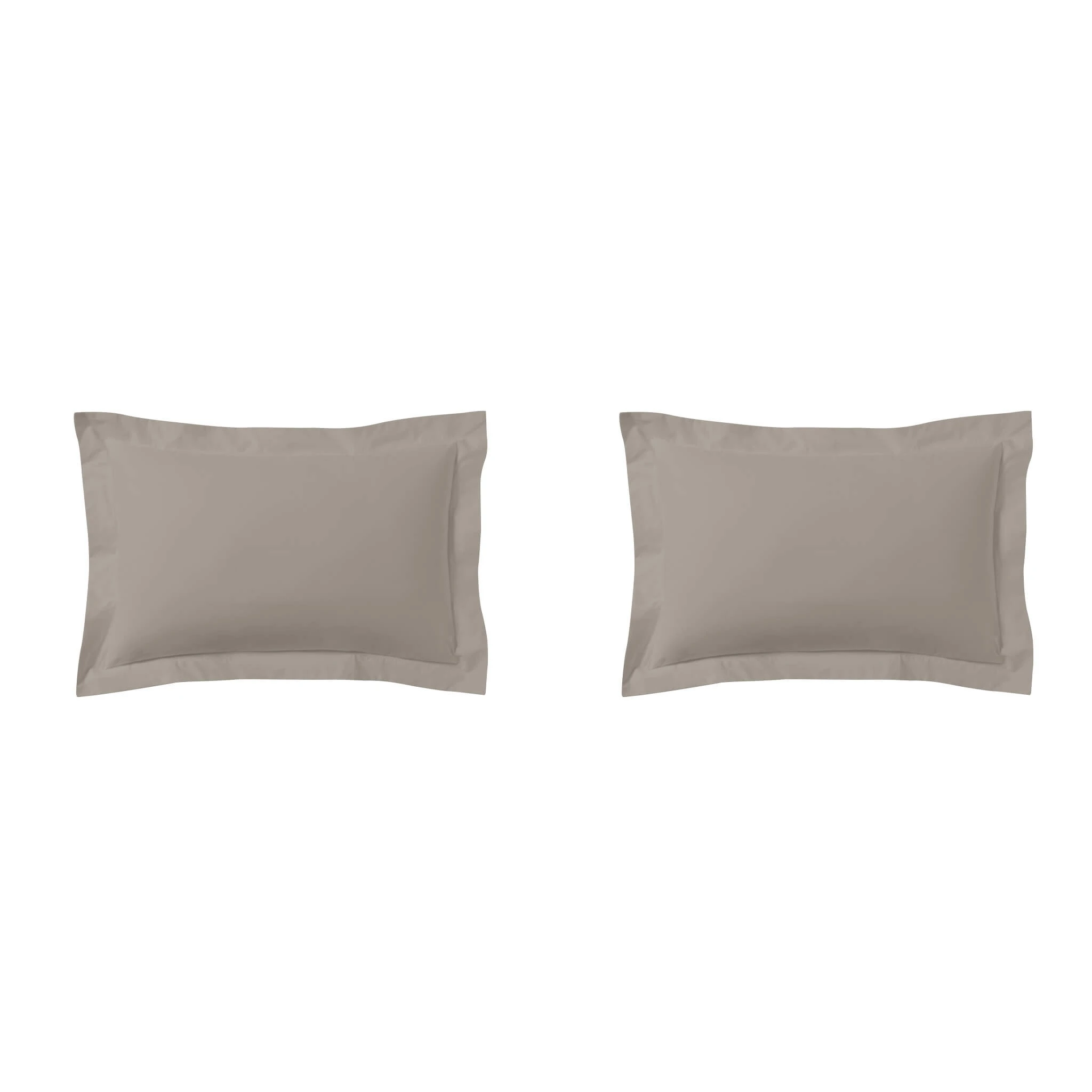 Lot De 2 Taies D'oreillers Percale Lin 5 Lot De 2 Taies D'oreillers Percale Lin – Image 3