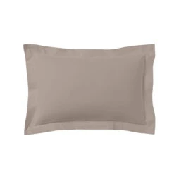 Lot De 2 Taies D'oreillers Percale Lin 9 Lot De 2 Taies D'oreillers Percale Lin -Terre de nuit boutique taie oreiller percale lin fond blanc 4
