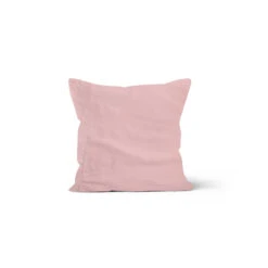 Lot De 2 Taies D'oreillers En Coton Percale Rose