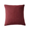 Taie D'oreiller Brodée Double Gaze De Coton Bordeaux 2 Taie D'oreiller Brodée Double Gaze De Coton Bordeaux -Terre de nuit boutique to carrer boho bordeaux