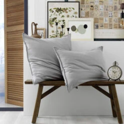 Taie D'oreiller Flanelle Gris -Terre de nuit boutique to ambiance gris