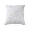 Taie D'oreiller à Pois Brodés Double Gaze De Coton Blanc -Terre de nuit boutique tocarr chic blanc