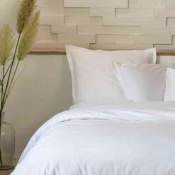 Alternative view of Parure De Lit Percale Unie Blanc