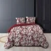 Parure De Lit Milady Bordeaux