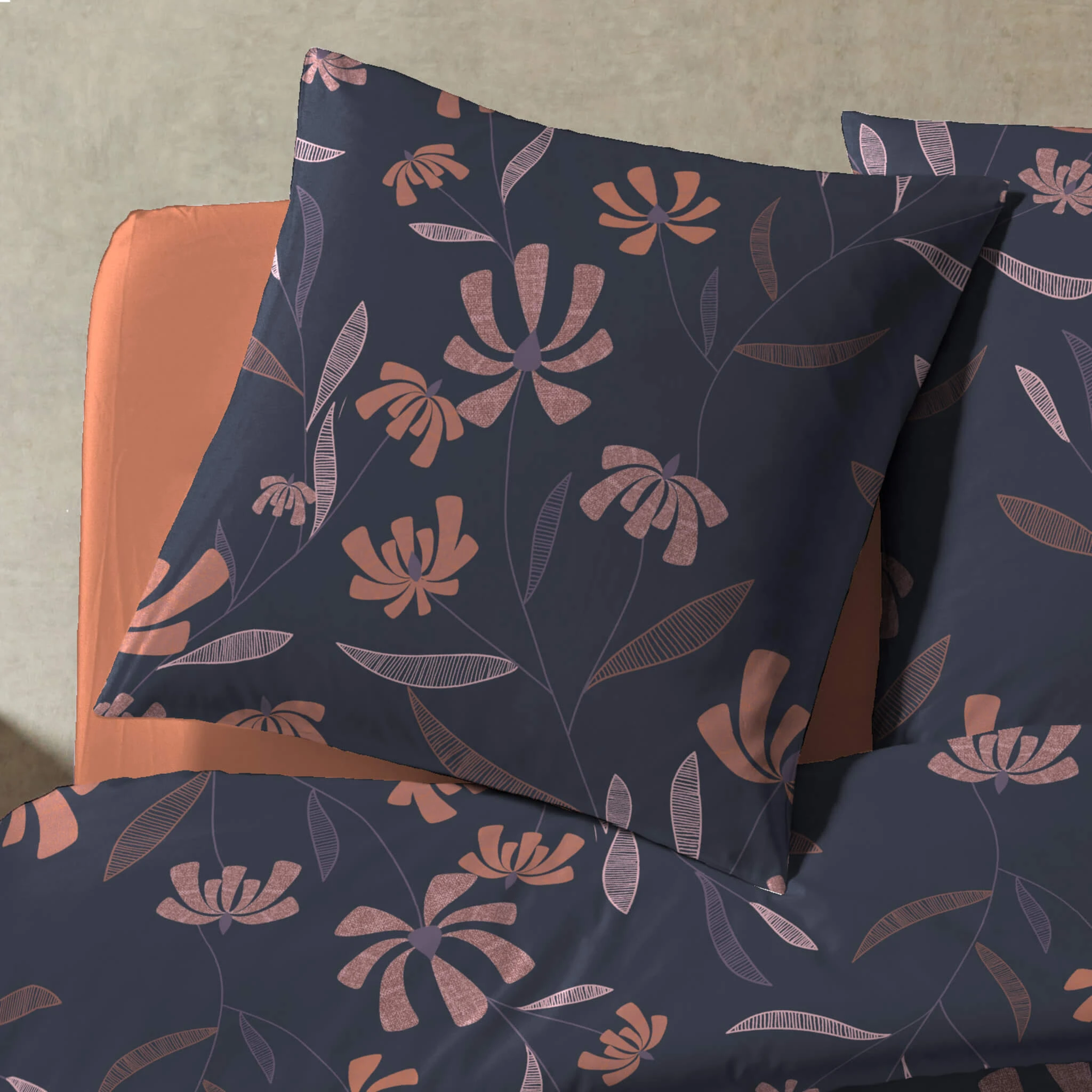 Parure De Lit Zaz Terracotta 4 Parure De Lit Zaz Terracotta – Image 2